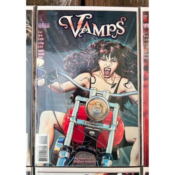 FULL RUN DC Vertigo Vamps Comic Book Set of 6 Elaine Lee & William Simpson ©1994 - Picture 3 of 7